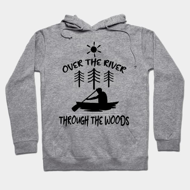 Over the River and Through the Woods Hoodie by Blended Designs